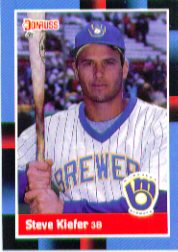 1988 Donruss Baseball Cards    542     Steve Kiefer